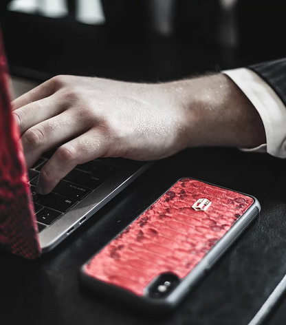 ‘Rari Red iPhone Python Case