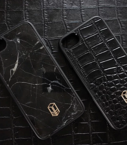 Carbon Black iPhone Alligator Case