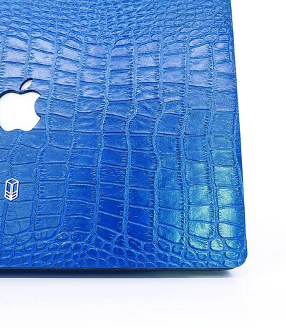 Veyron Blue Alligator MacBook Case